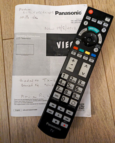 Panasonic viera genuine - panasonic,