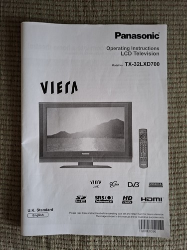 Panasonic viera manual - viera, tv