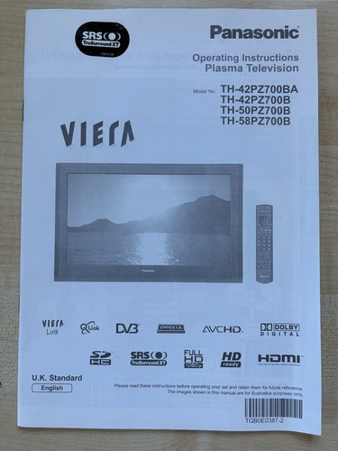 Panasonic viera plasma - panasonic,